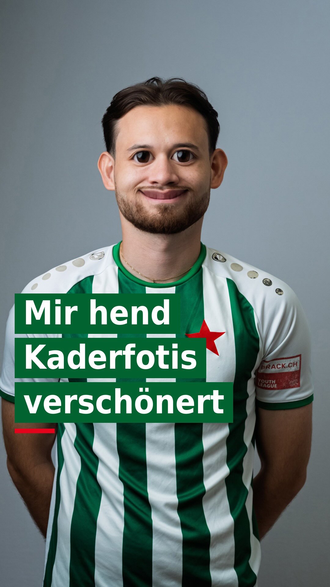 Mir hend d Kaderfotis vo eusem Zwei chli «verschöneret» – und denn gfragt, öbs so passt. 👀💚