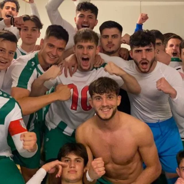 Jubel der A-Junioren nach dem Einzug in den Cupfinal 2021